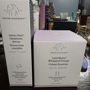 Drunk Elephant Amino Rain Serum and Lala Retro Cream Set